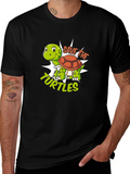 Save the Turtles Graphic Tee - Black