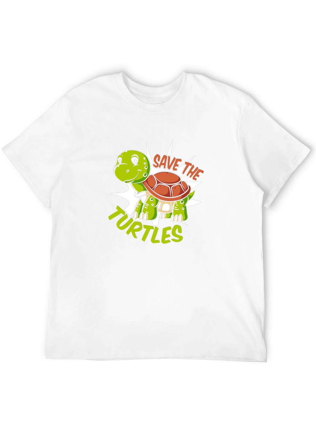 Save the Turtles Graphic Tee - Black