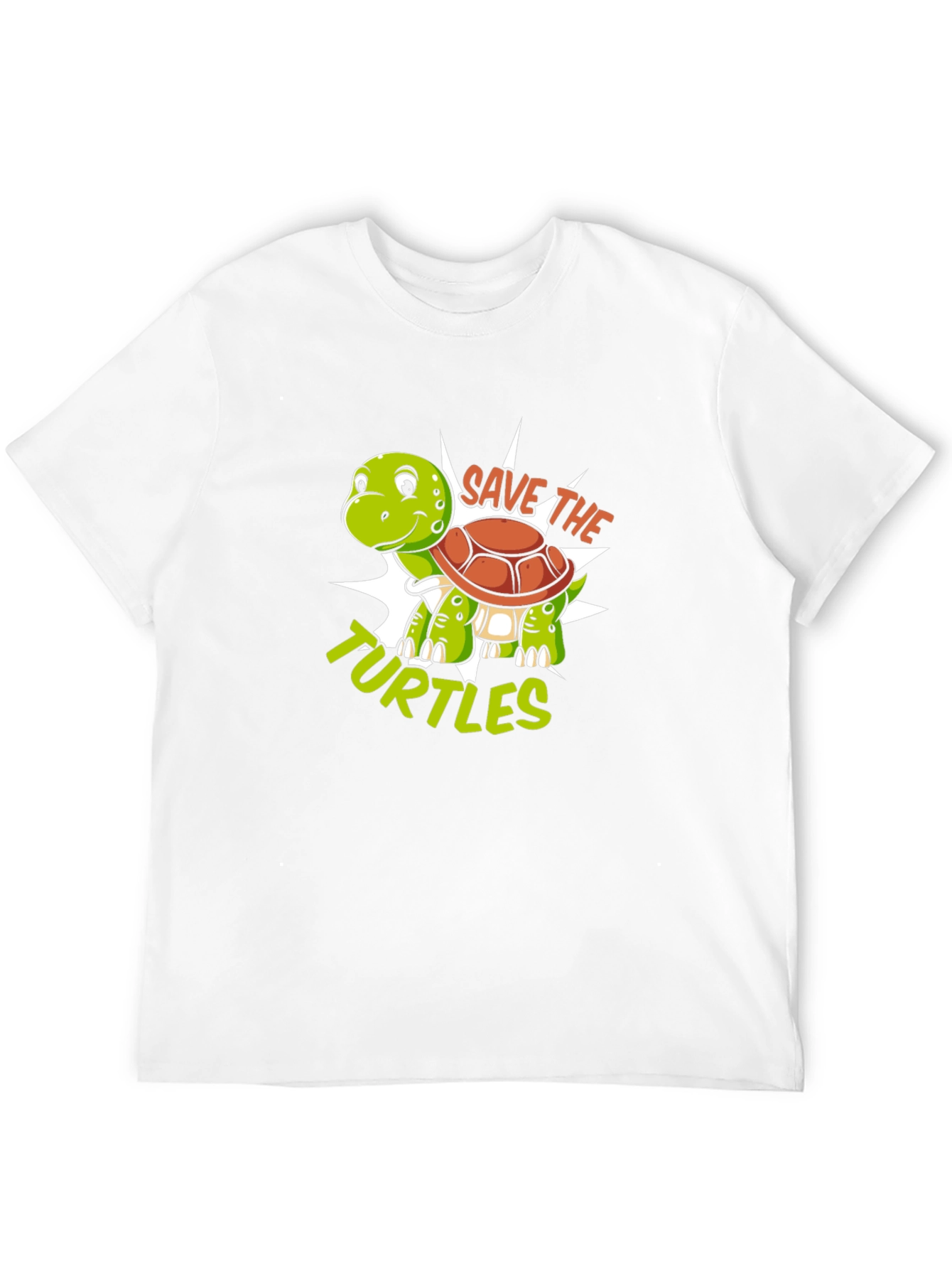 Save the Turtles Graphic Tee - Black