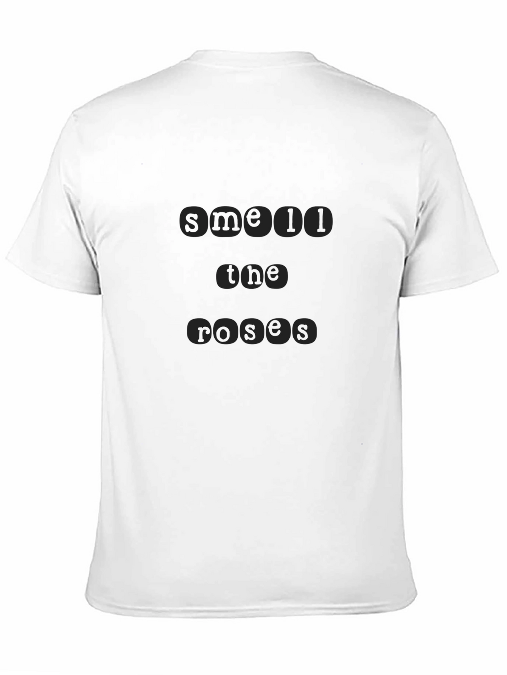 Smell the Roses Black T-Shirt