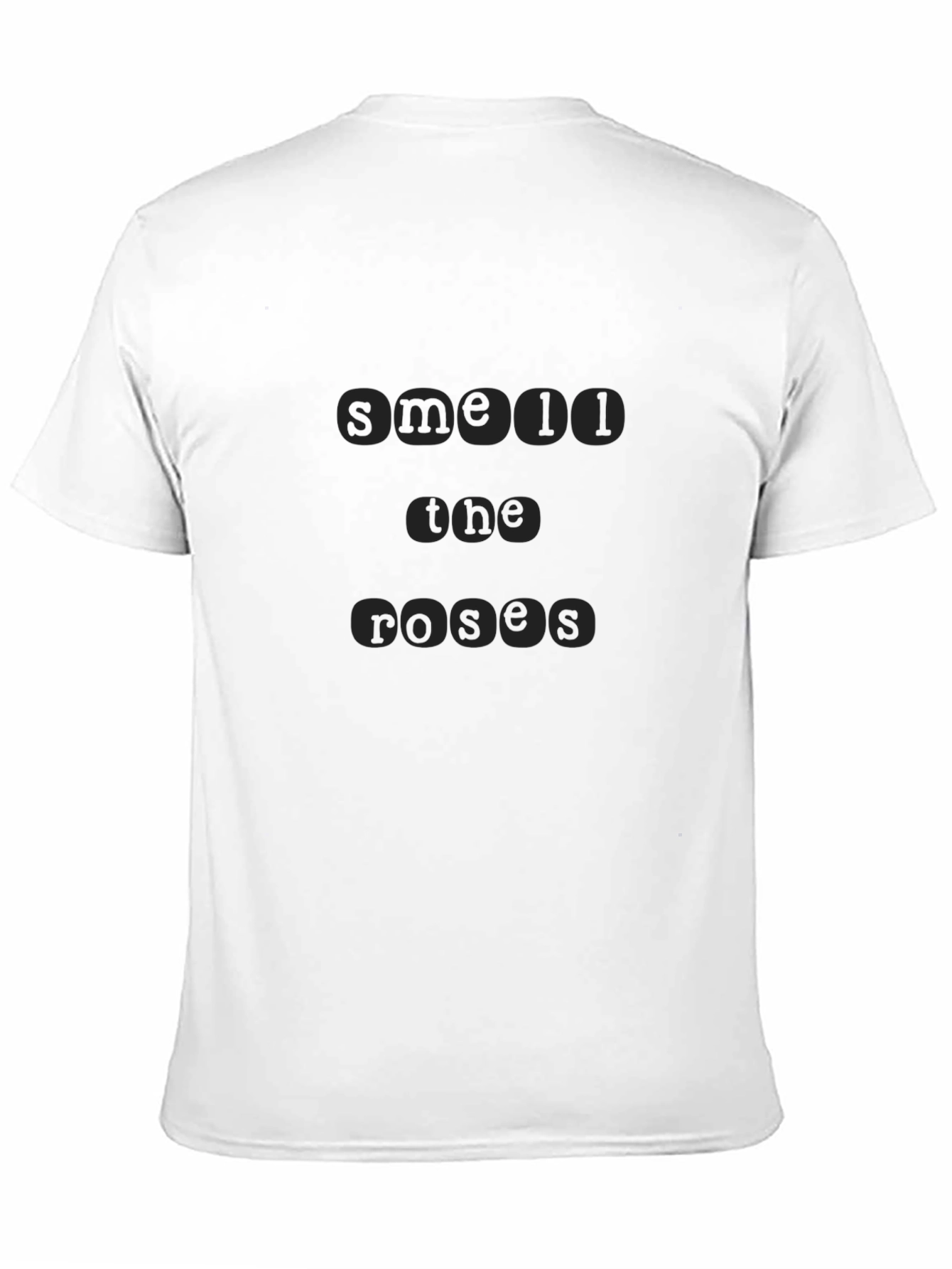 Smell the Roses Black T-Shirt