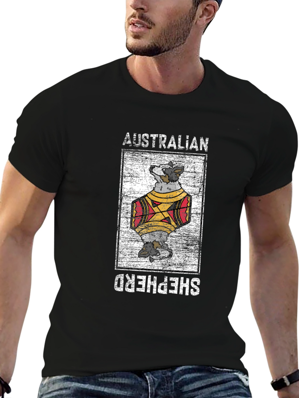 Australian Shepherd Dog Graphic Tee
