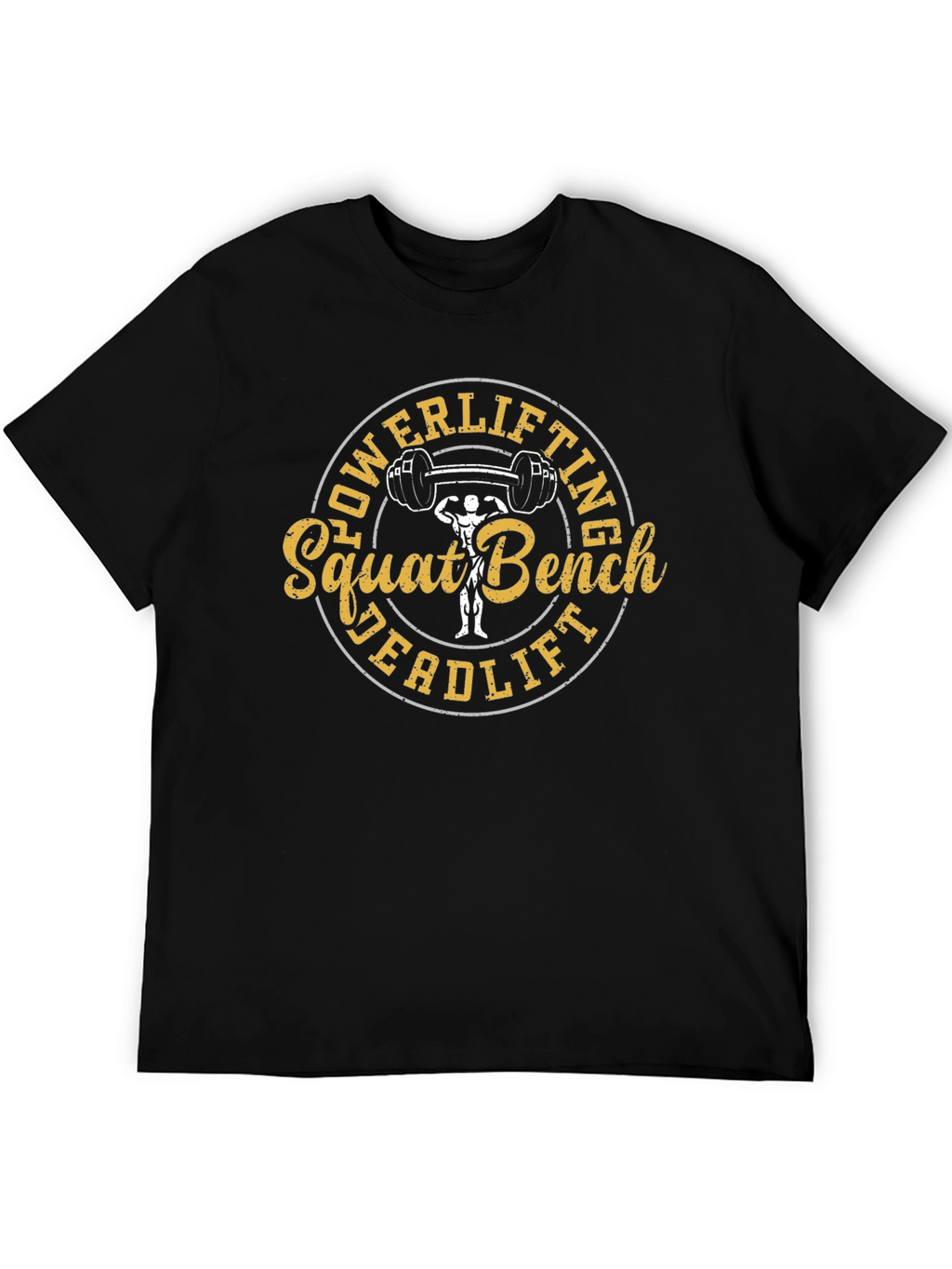 Powerlifting Squat Bench Deadlift Graphic Tee