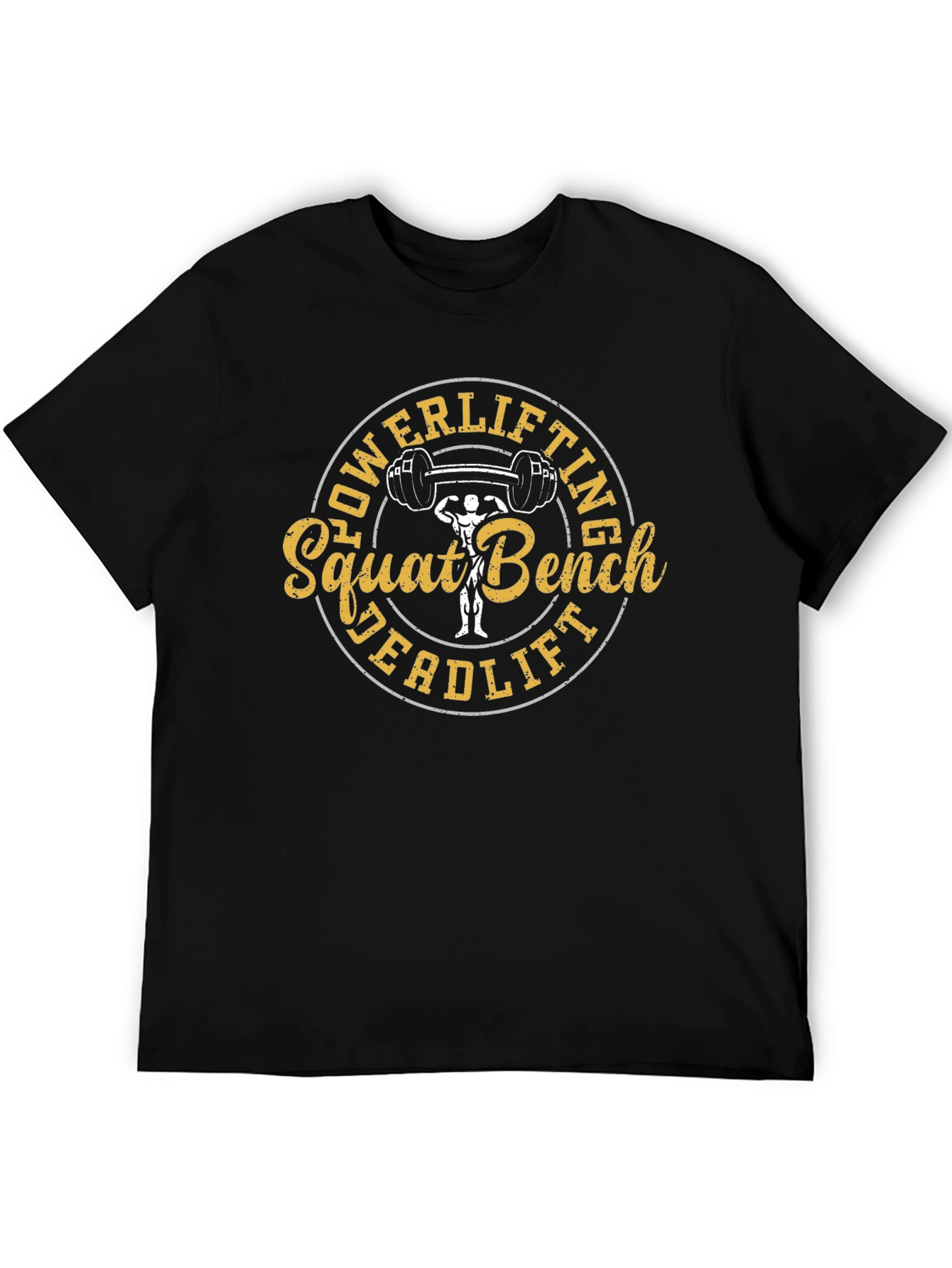 Powerlifting Squat Bench Deadlift Graphic Tee