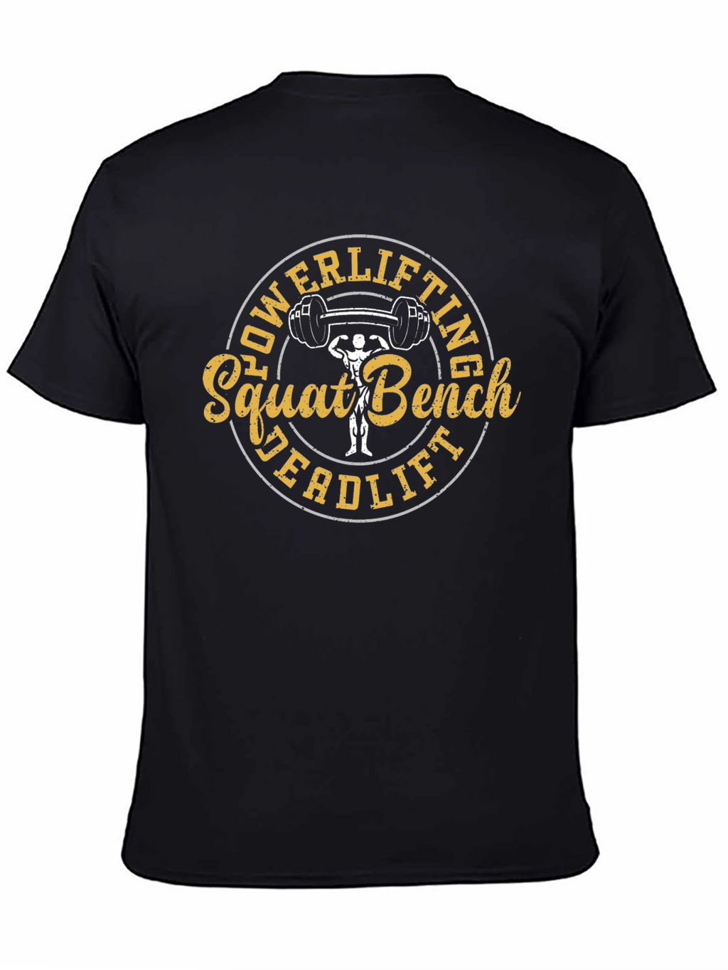 Powerlifting Squat Bench Deadlift Graphic Tee