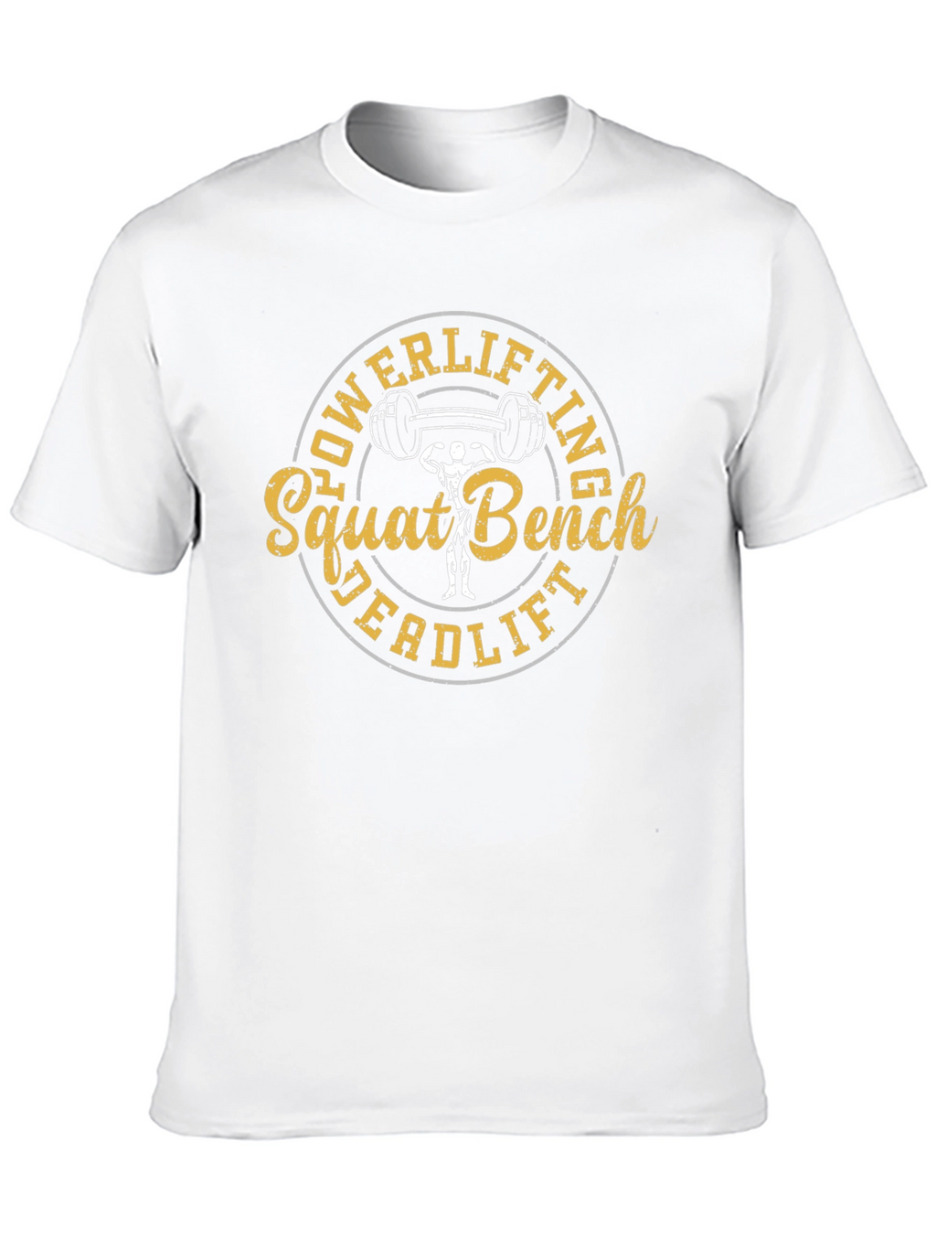 Powerlifting Squat Bench Deadlift Graphic Tee