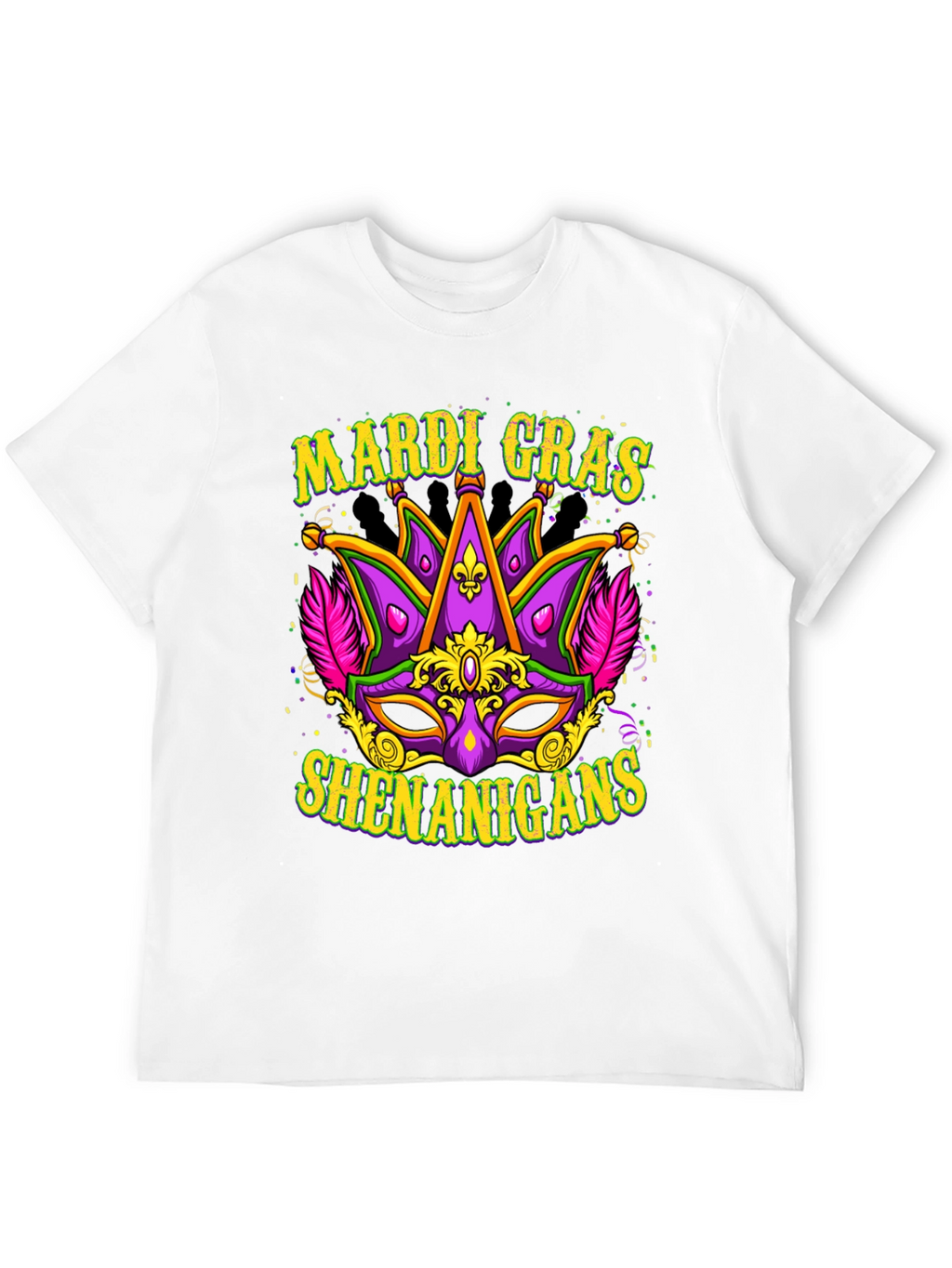 Mardi Gras Shenanigans Graphic T-Shirt