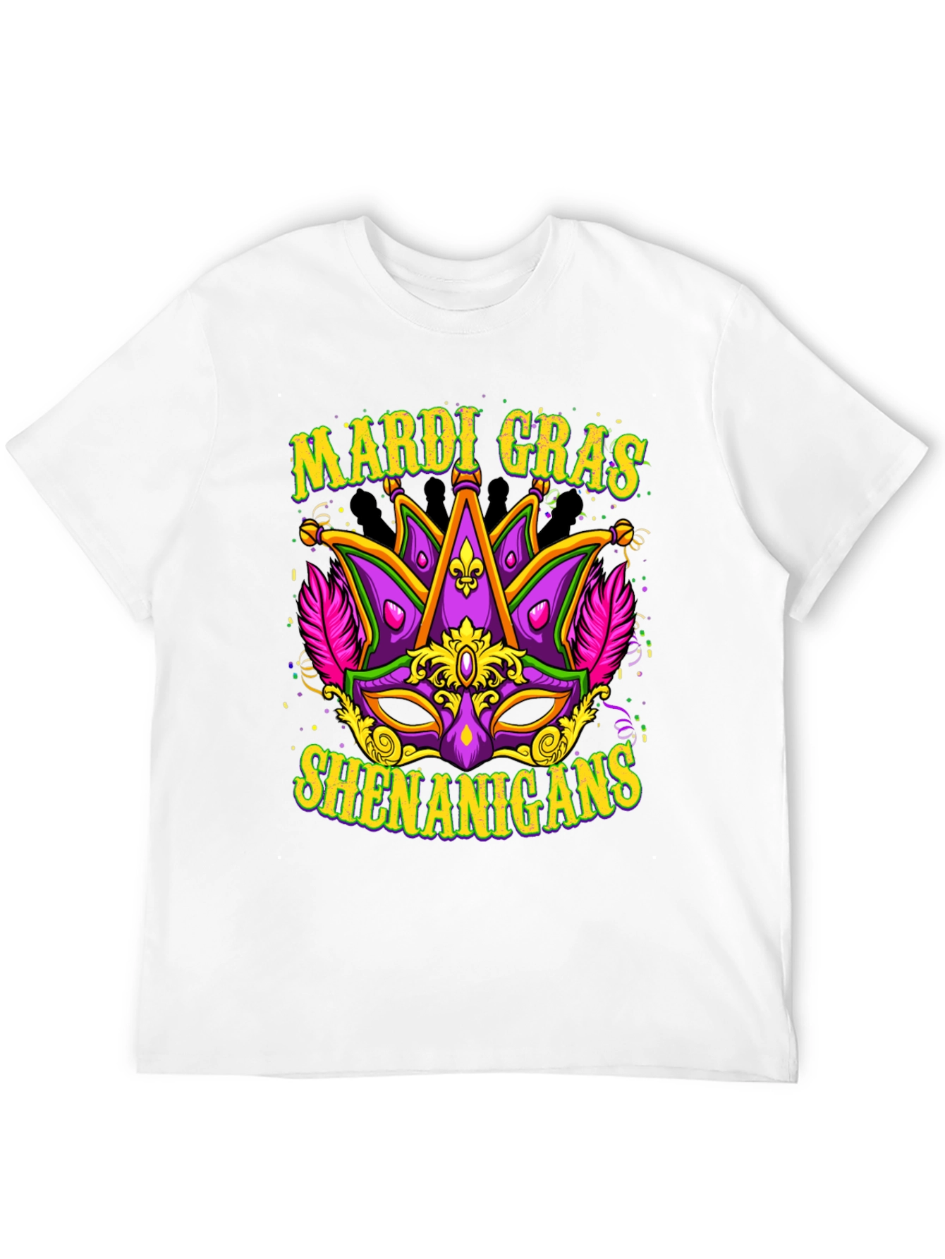 Mardi Gras Shenanigans Graphic T-Shirt