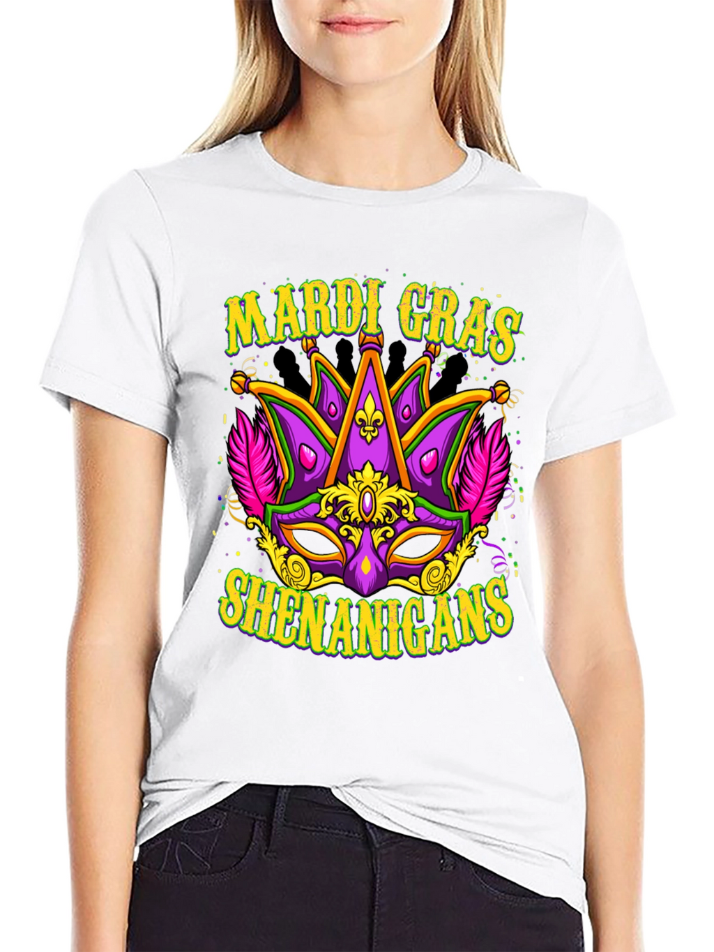 Mardi Gras Shenanigans Graphic T-Shirt