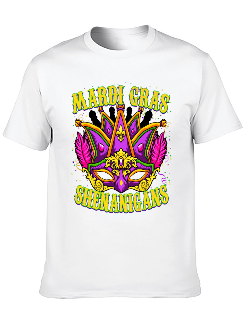 Mardi Gras Shenanigans Graphic T-Shirt