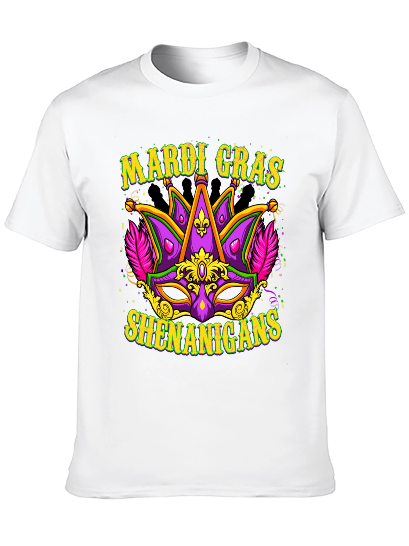 Mardi Gras Shenanigans Graphic T-Shirt