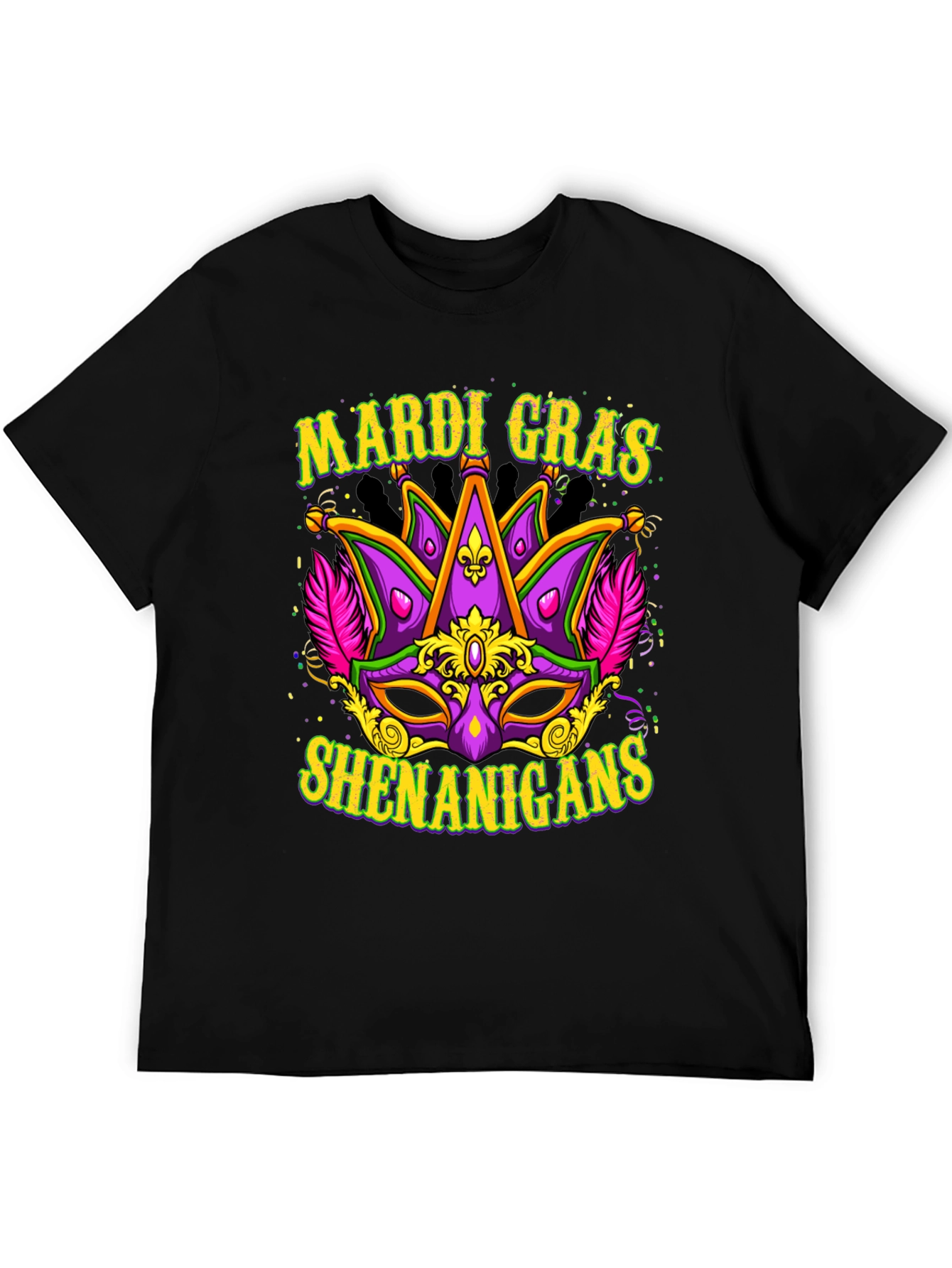 Mardi Gras Shenanigans Graphic T-Shirt