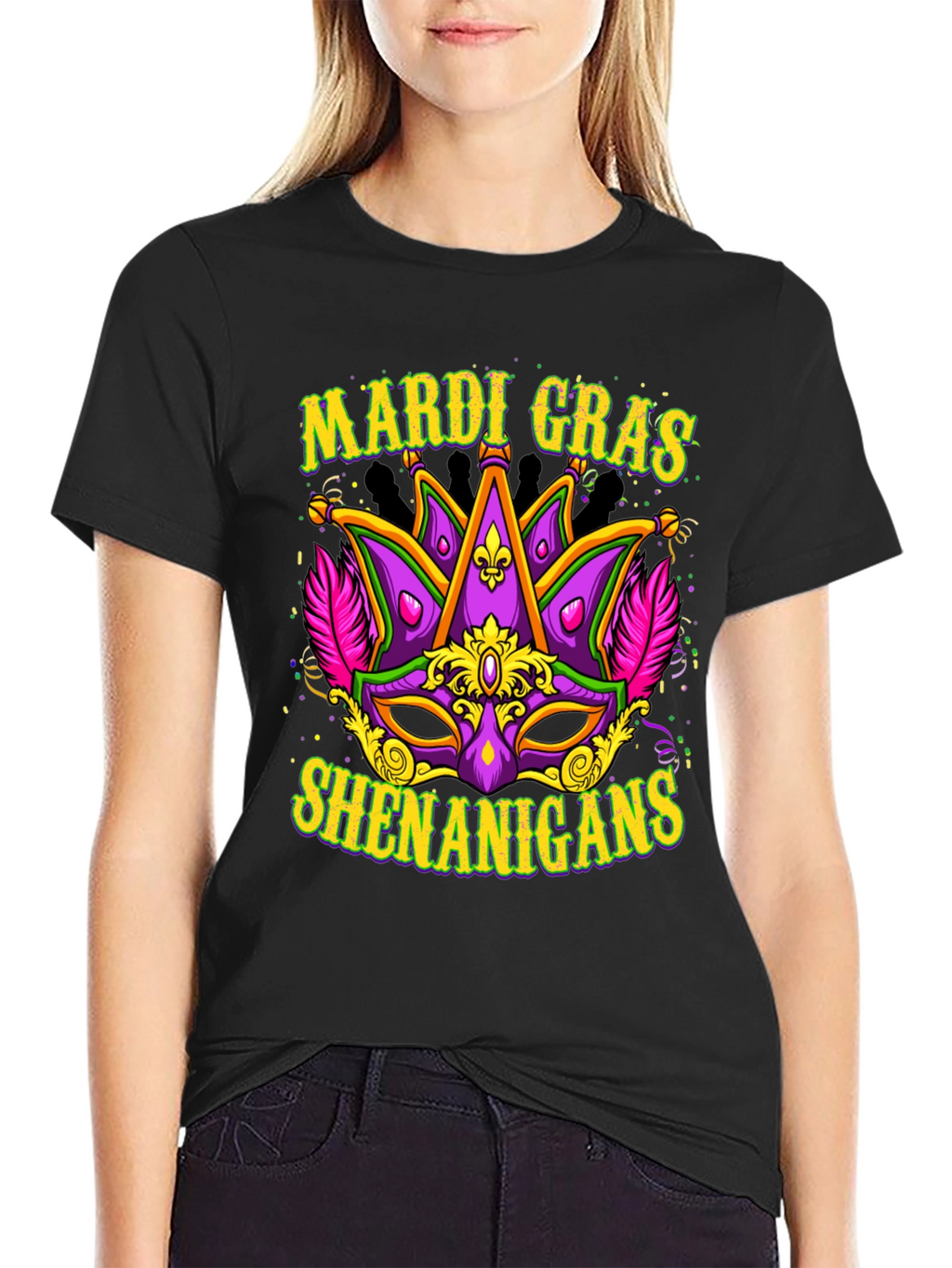 Mardi Gras Shenanigans Graphic T-Shirt