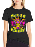 Mardi Gras Shenanigans Graphic T-Shirt