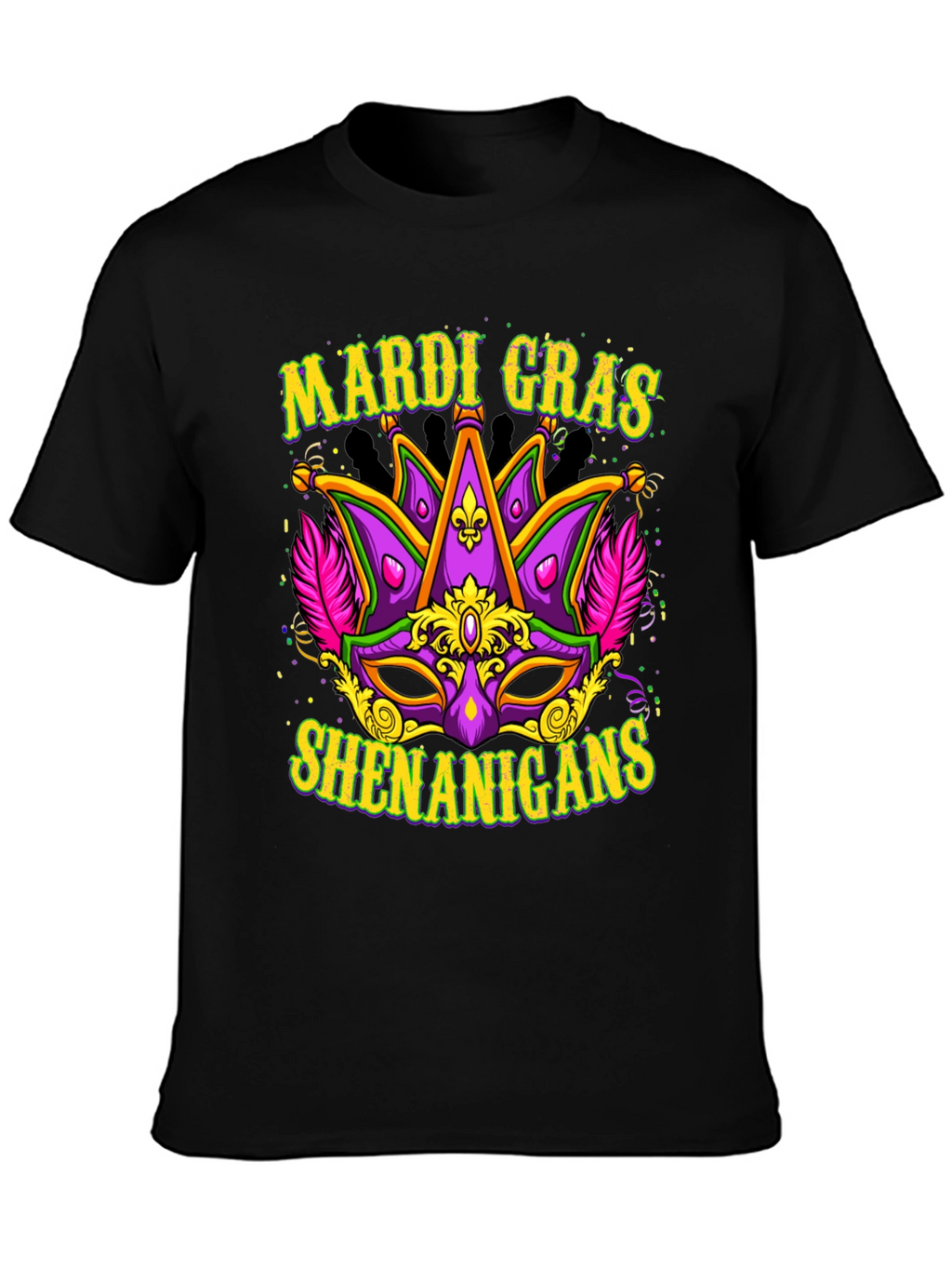 Mardi Gras Shenanigans Graphic T-Shirt