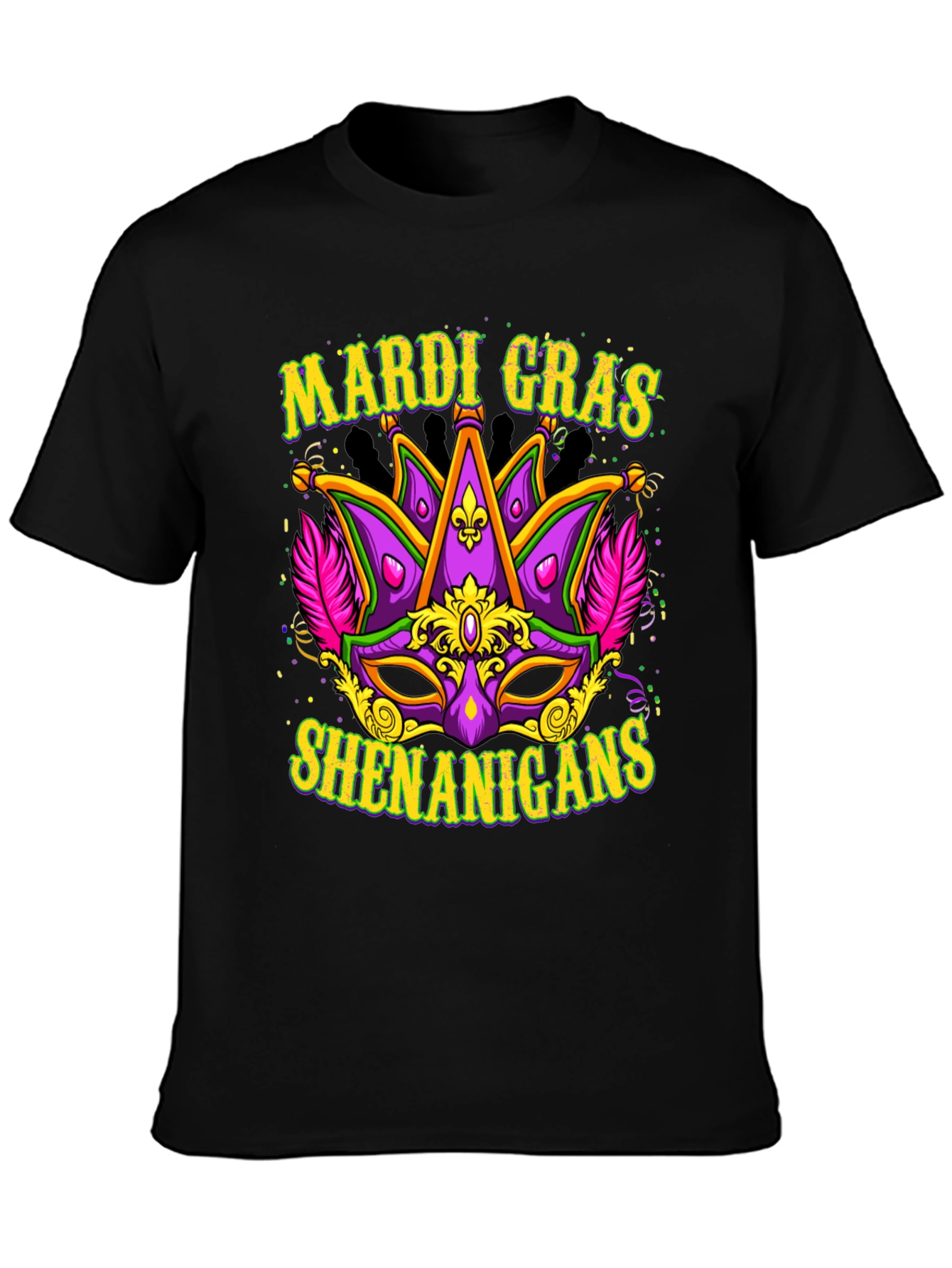 Mardi Gras Shenanigans Graphic T-Shirt