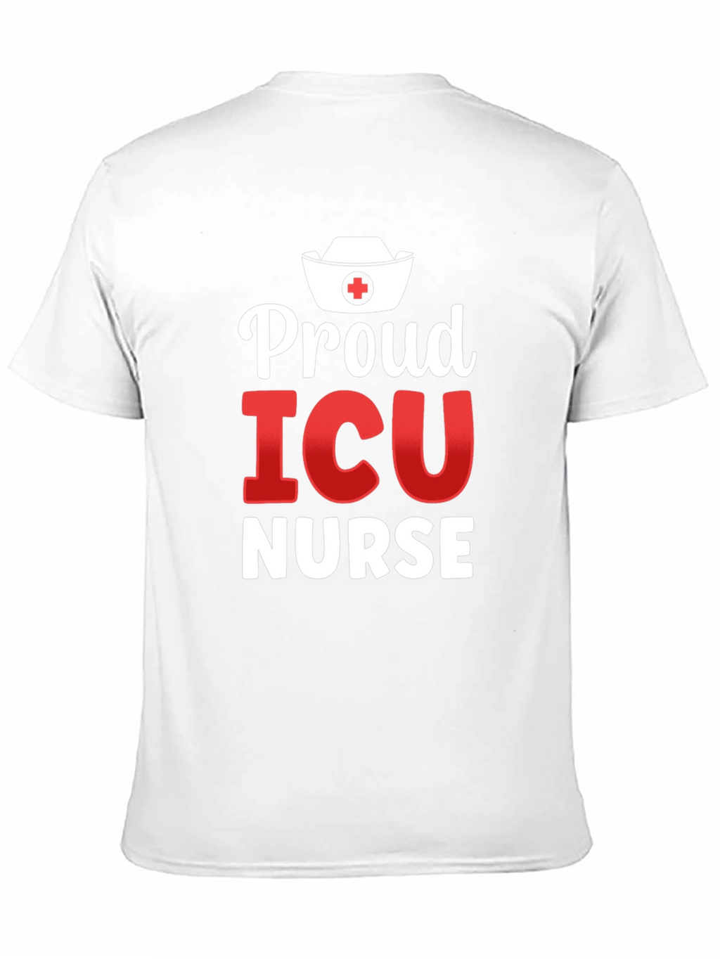Proud ICU Nurse Graphic T-Shirt - Black