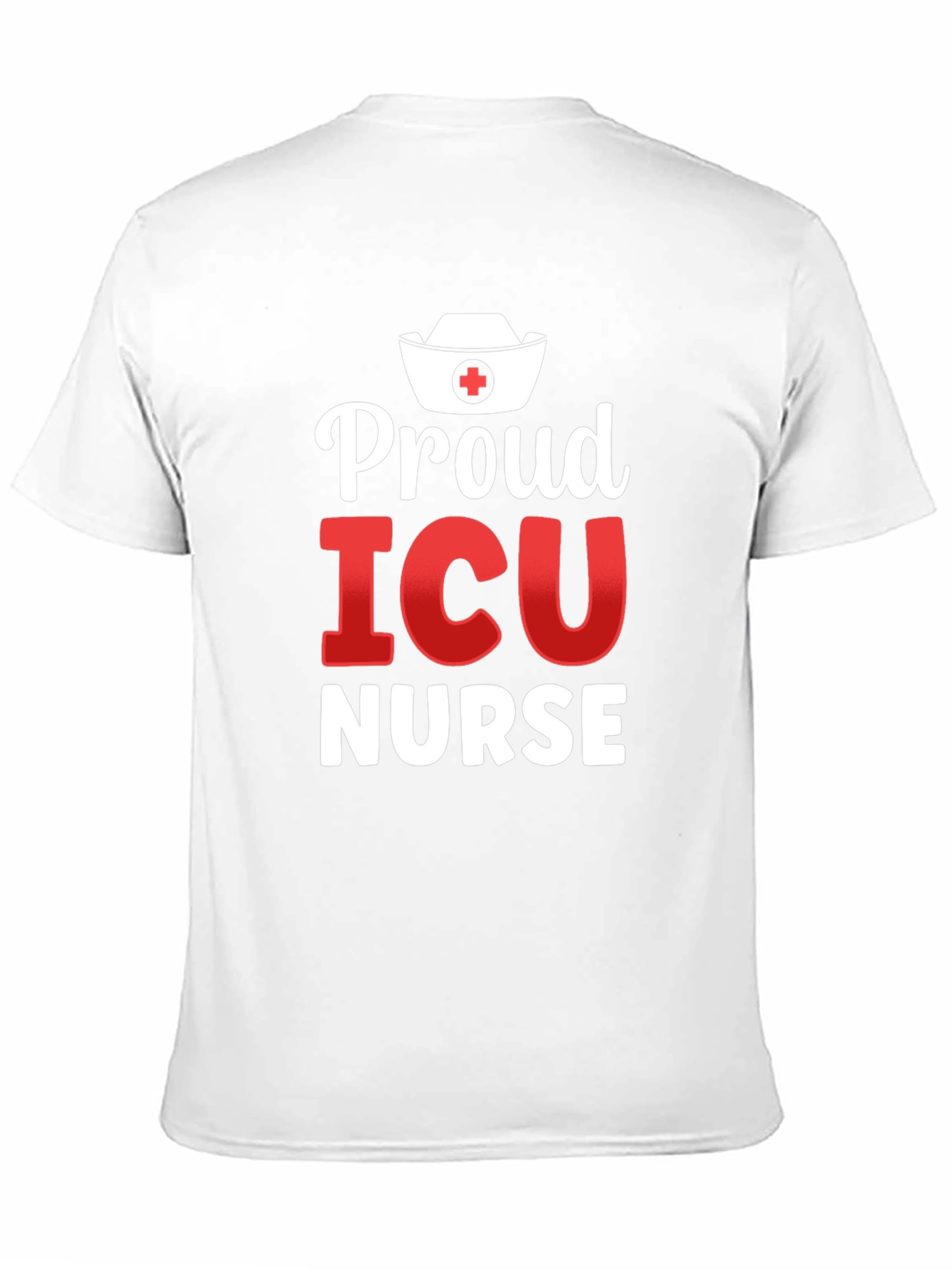 Proud ICU Nurse Graphic T-Shirt - Black