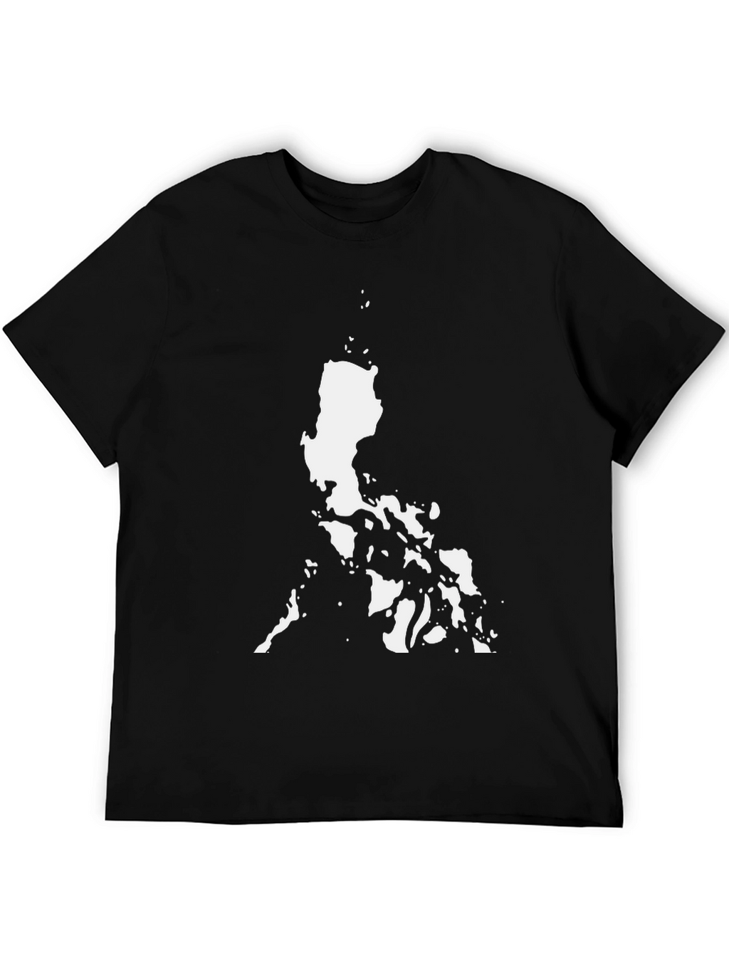 Philippines Map Black T-Shirt