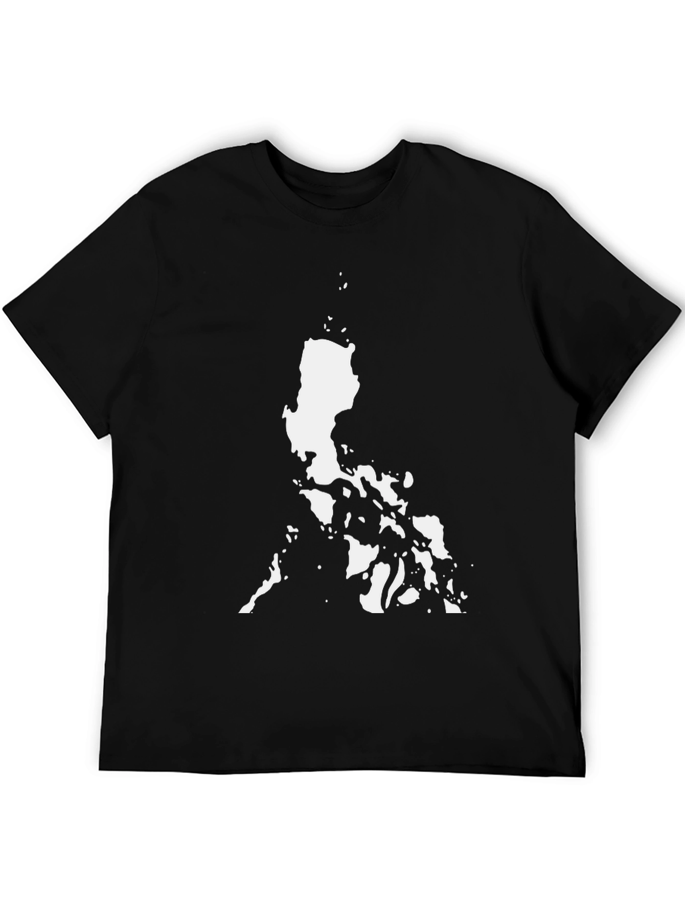 Philippines Map Black T-Shirt