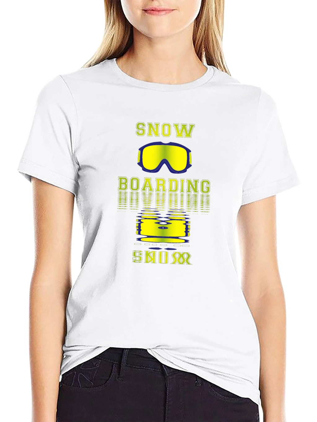 Snowboarding Graphic T-Shirt - Sporty Winter Apparel