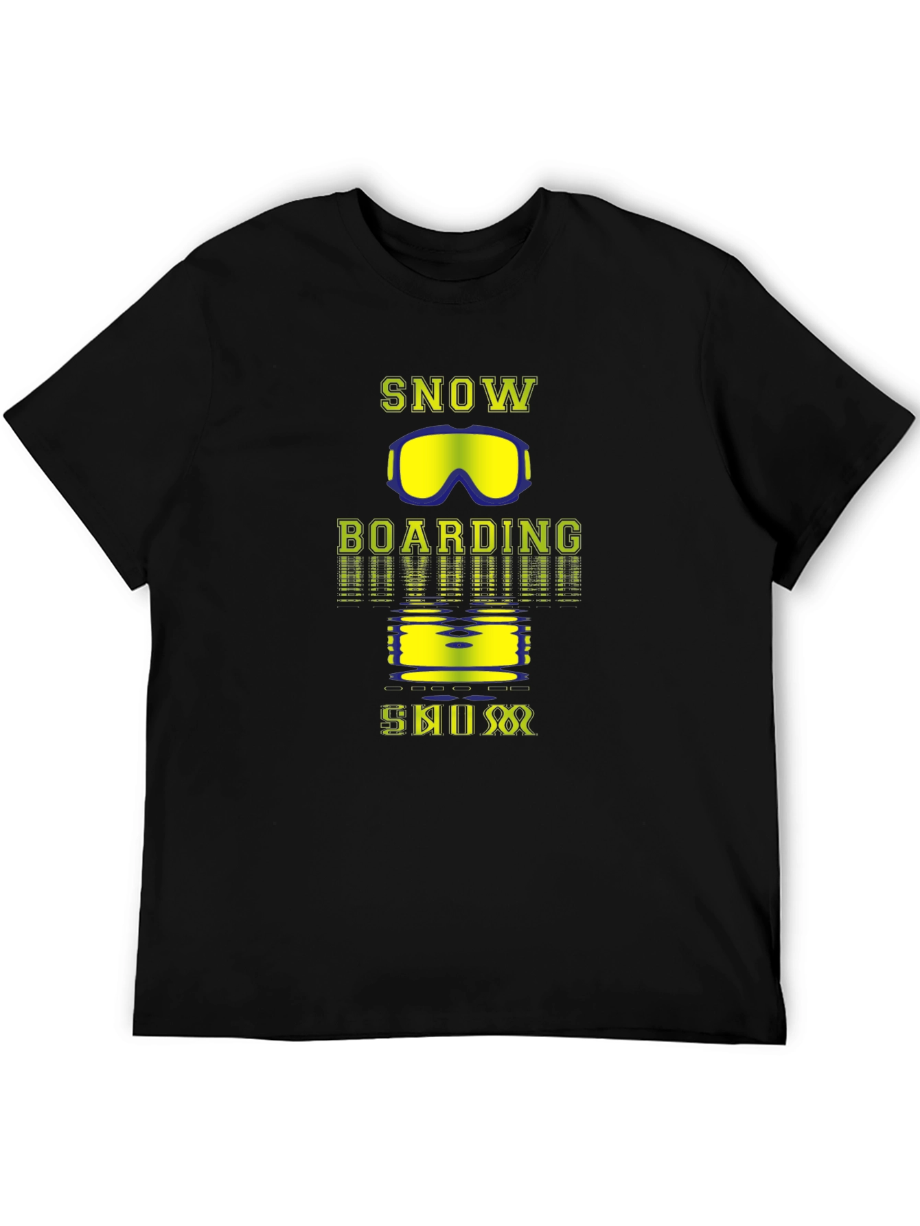 Snowboarding Graphic T-Shirt - Sporty Winter Apparel
