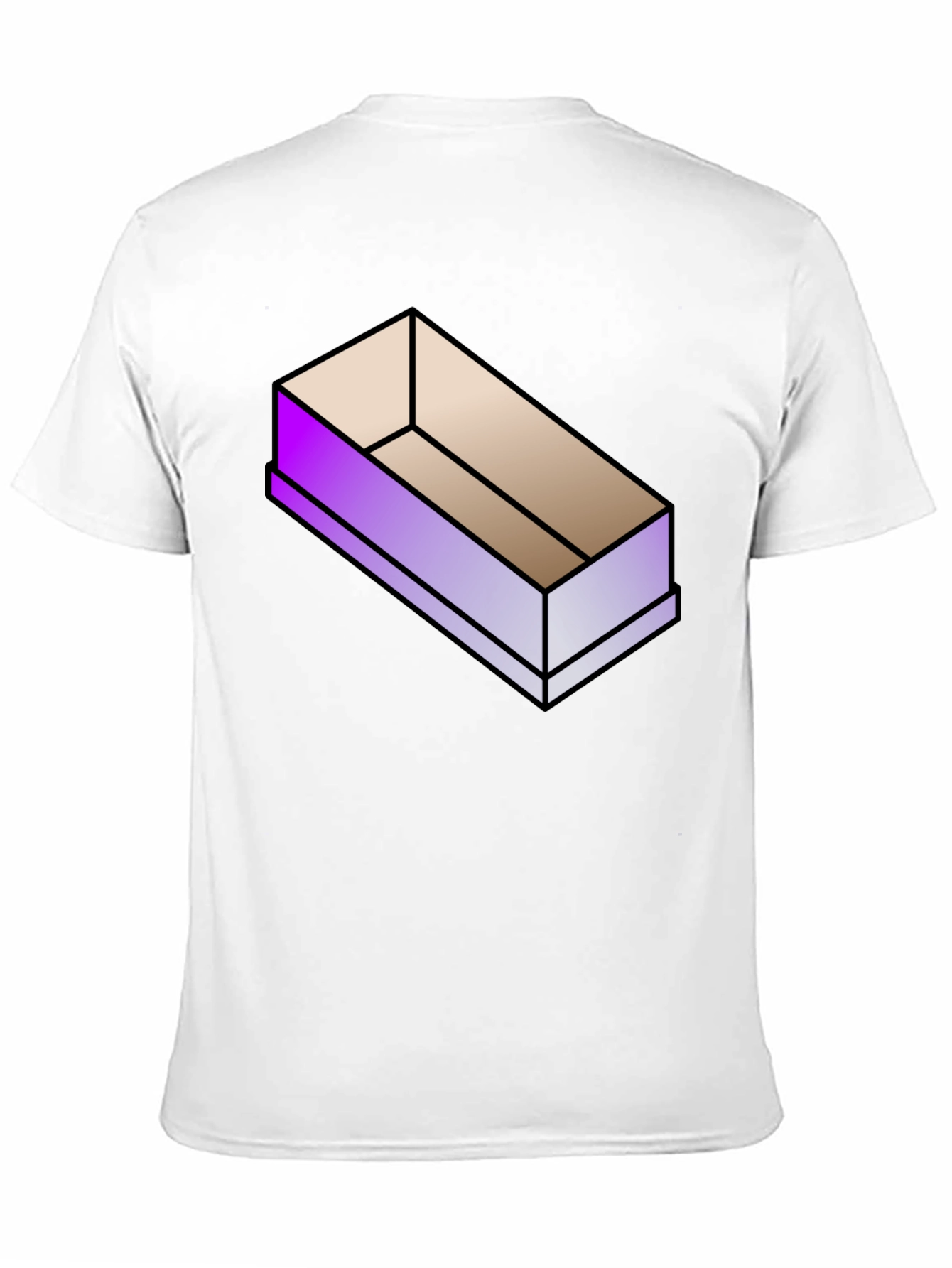Isometric Coffin Graphic T-Shirt