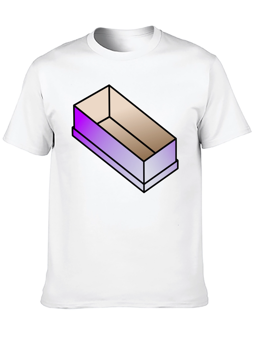 Isometric Coffin Graphic T-Shirt