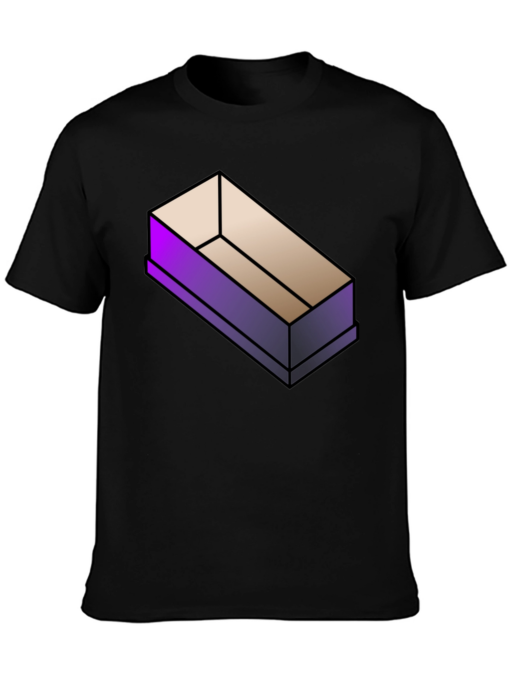 Isometric Coffin Graphic T-Shirt