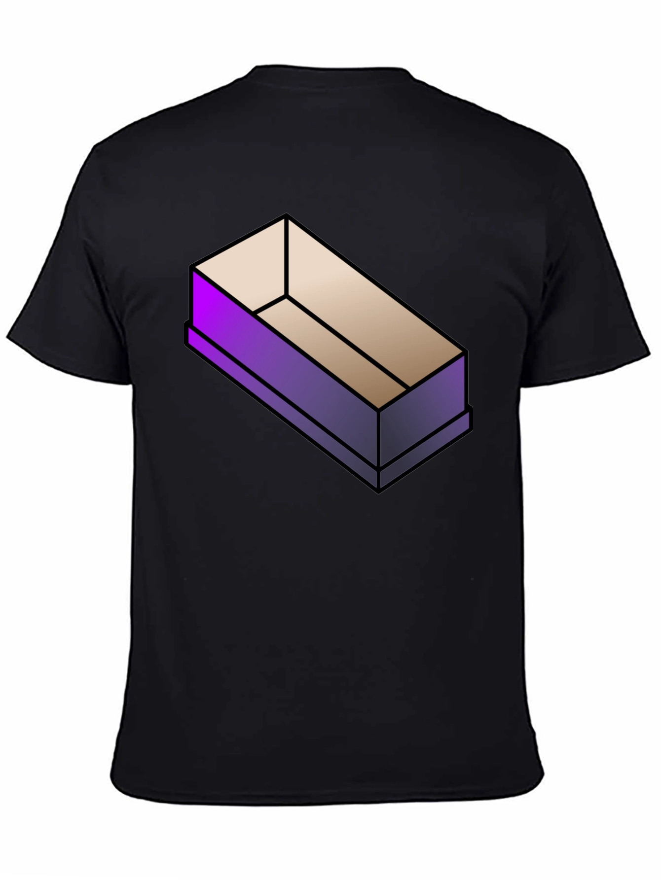 Isometric Coffin Graphic T-Shirt