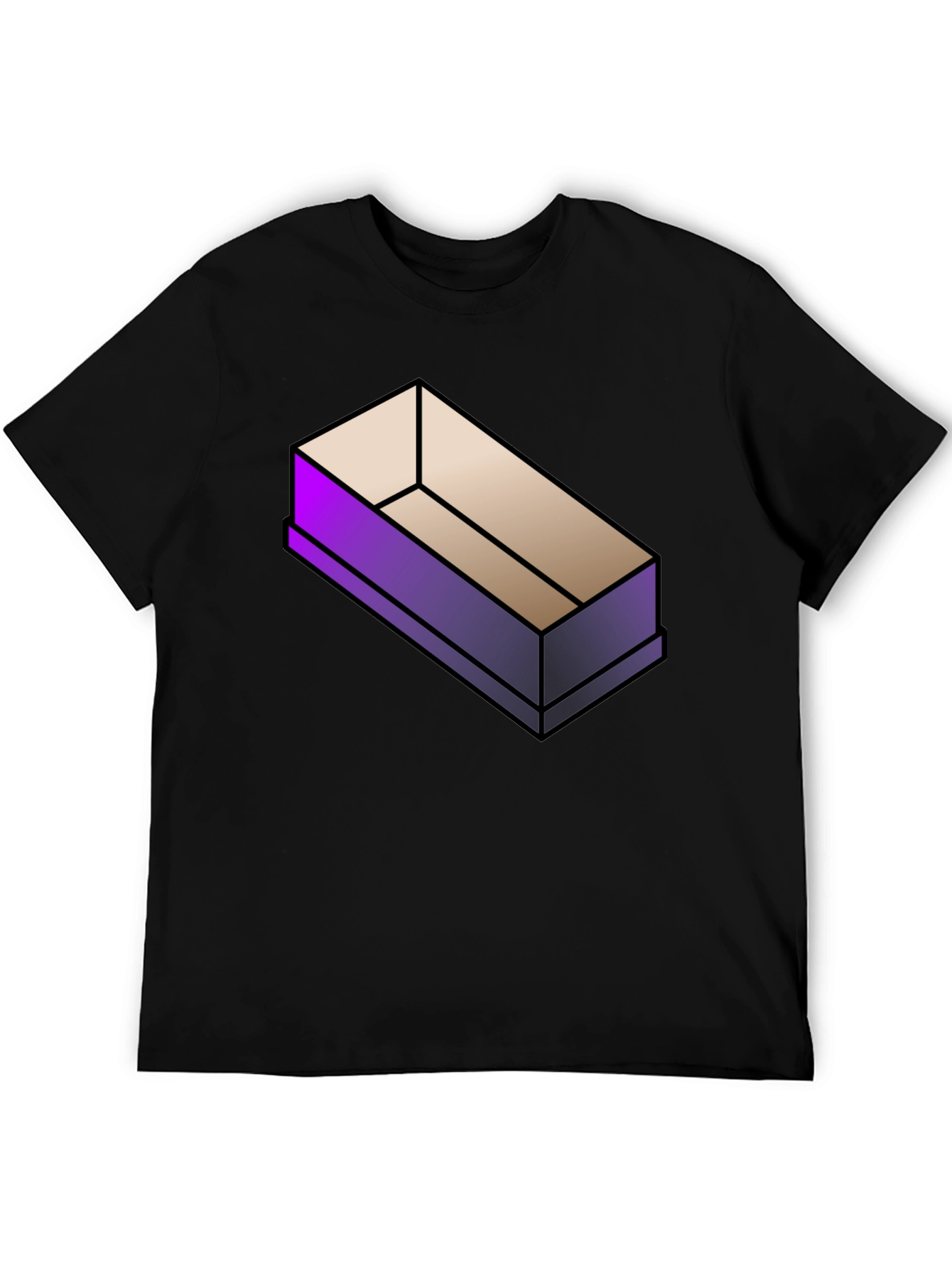 Isometric Coffin Graphic T-Shirt