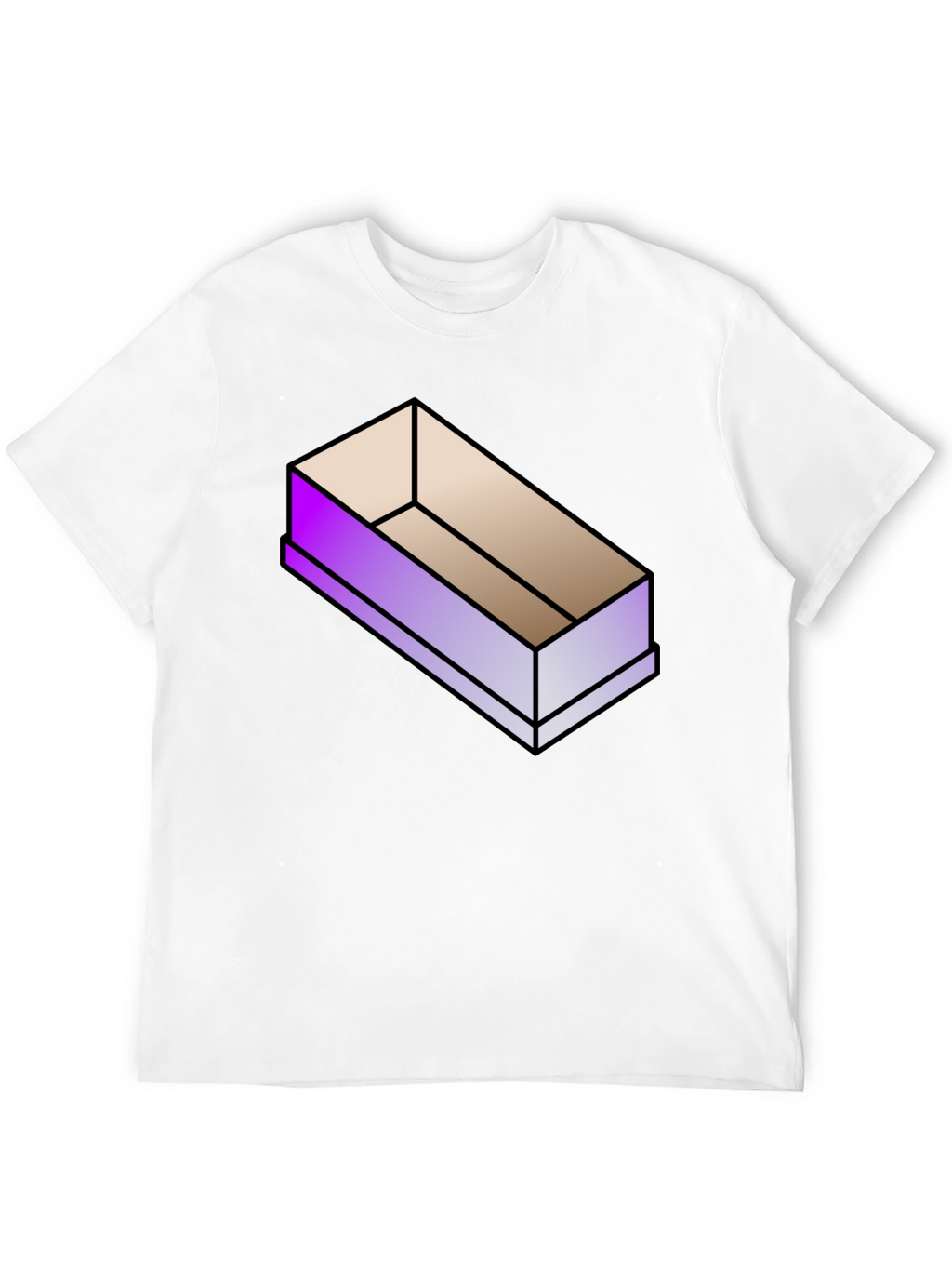 Isometric Coffin Graphic T-Shirt