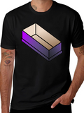 Isometric Coffin Graphic T-Shirt