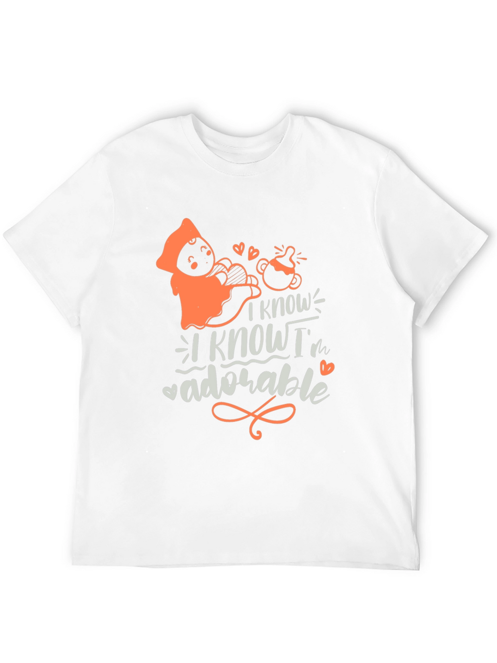 I Know Im Adorable Baby T-Shirt