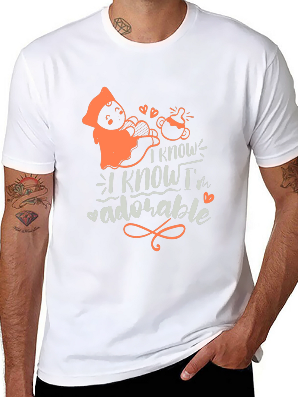 I Know Im Adorable Baby T-Shirt