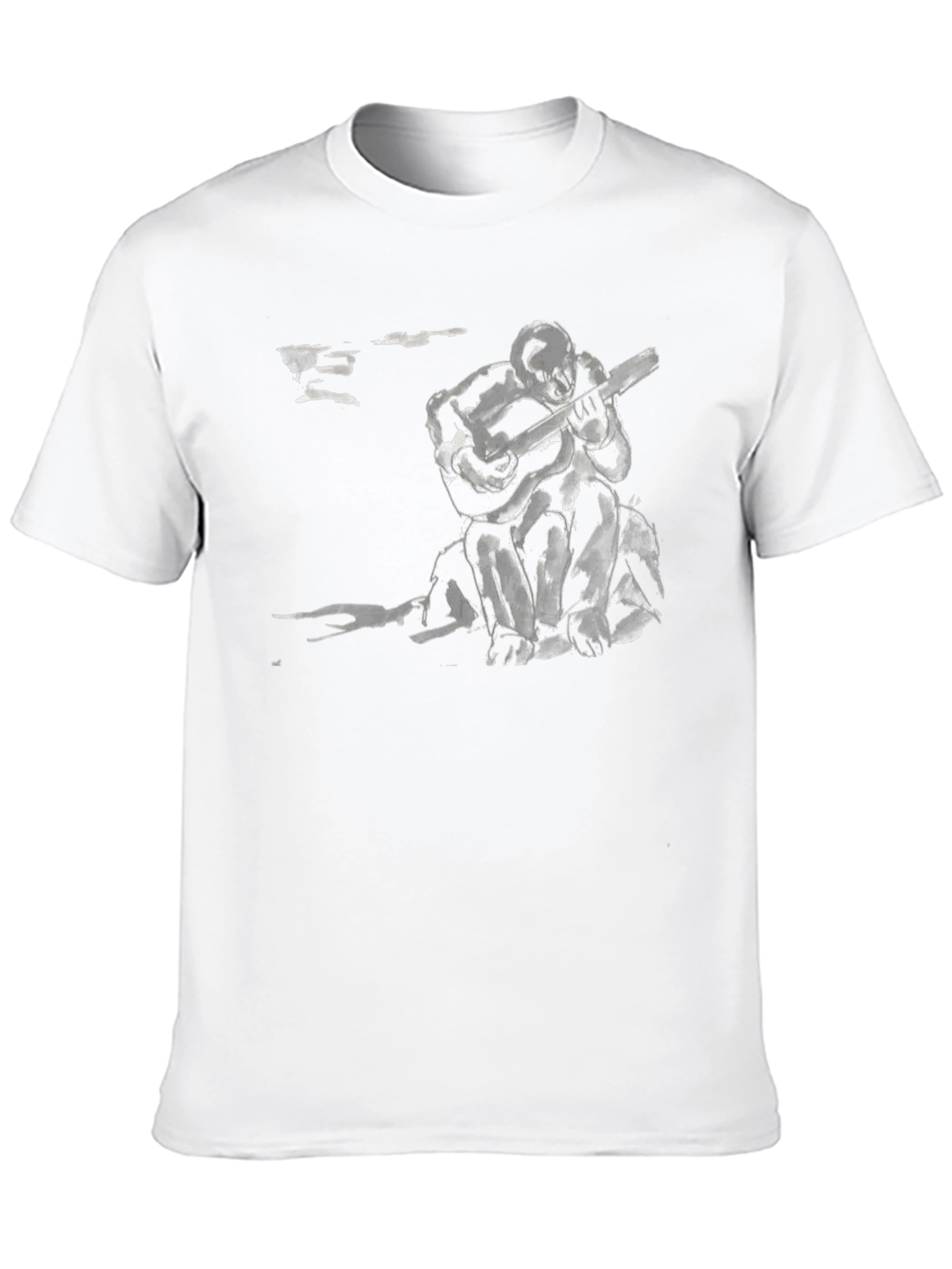 Abstract Musician Black T-Shirt