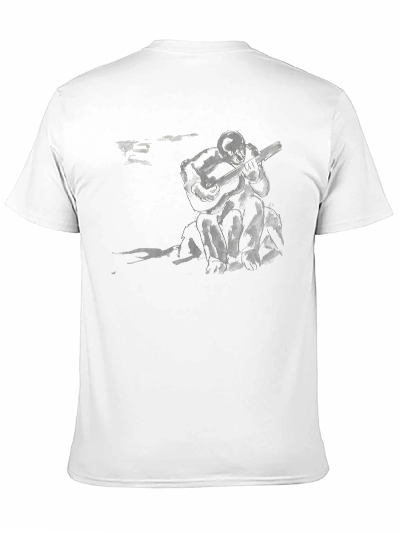 Abstract Musician Black T-Shirt