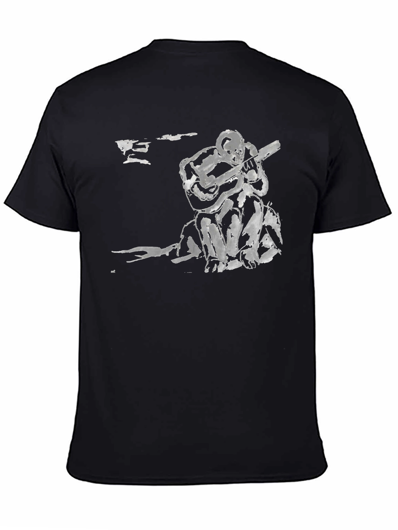 Abstract Musician Black T-Shirt