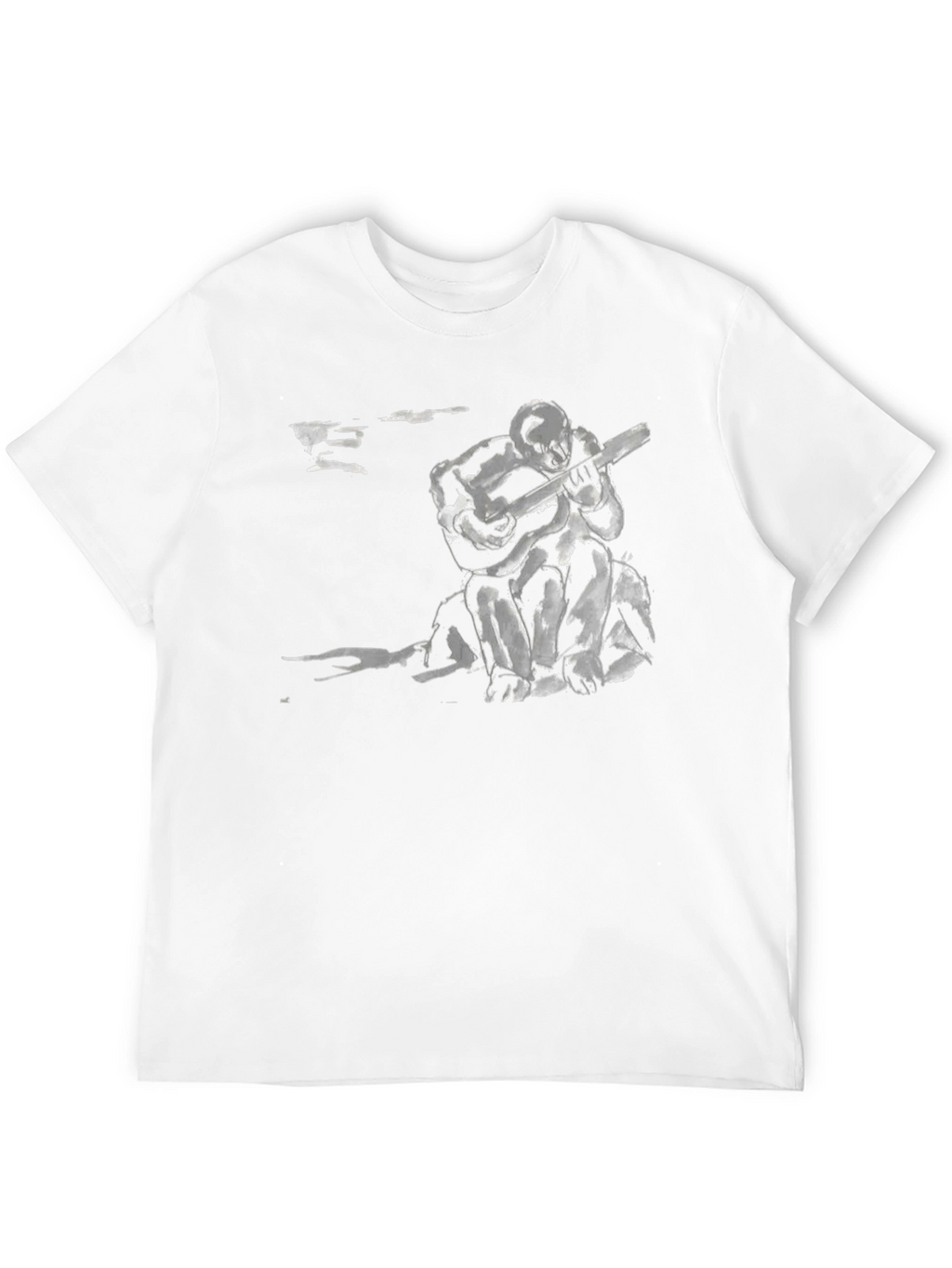Abstract Musician Black T-Shirt