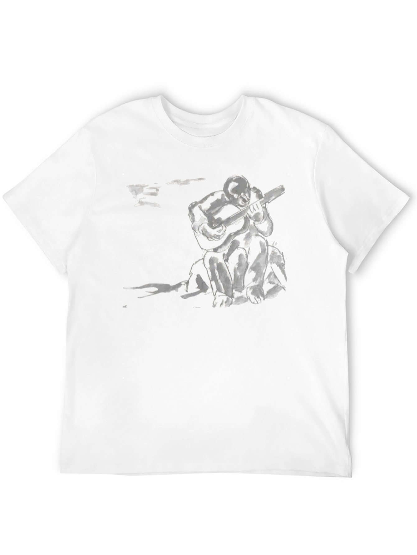 Abstract Musician Black T-Shirt
