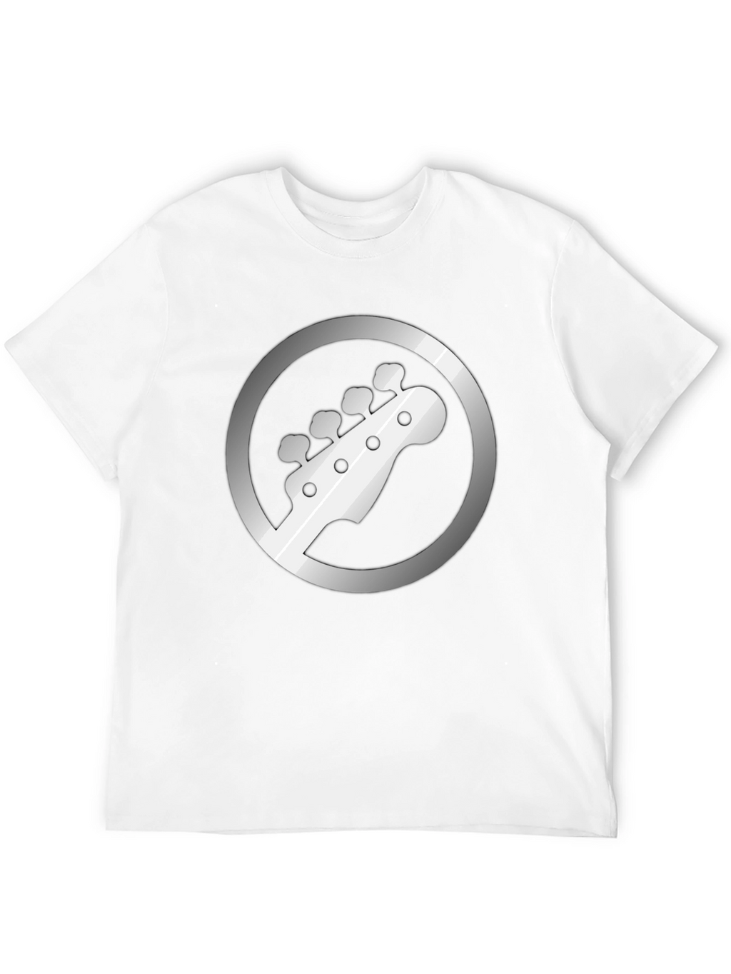 Bass Guitar Headstock Graphic Tee - Musician Style