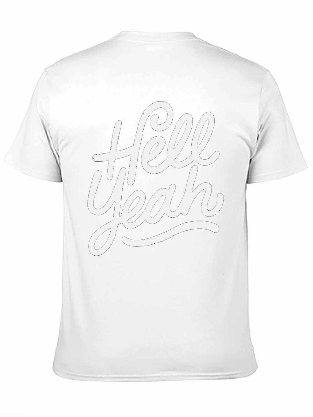 Hell Yeah Graphic Tee - Black Casual T-Shirt