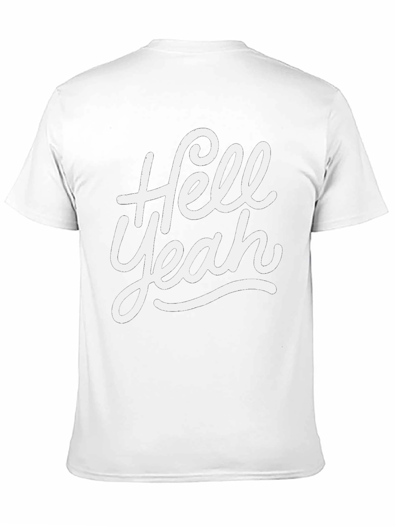 Hell Yeah Graphic Tee - Black Casual T-Shirt