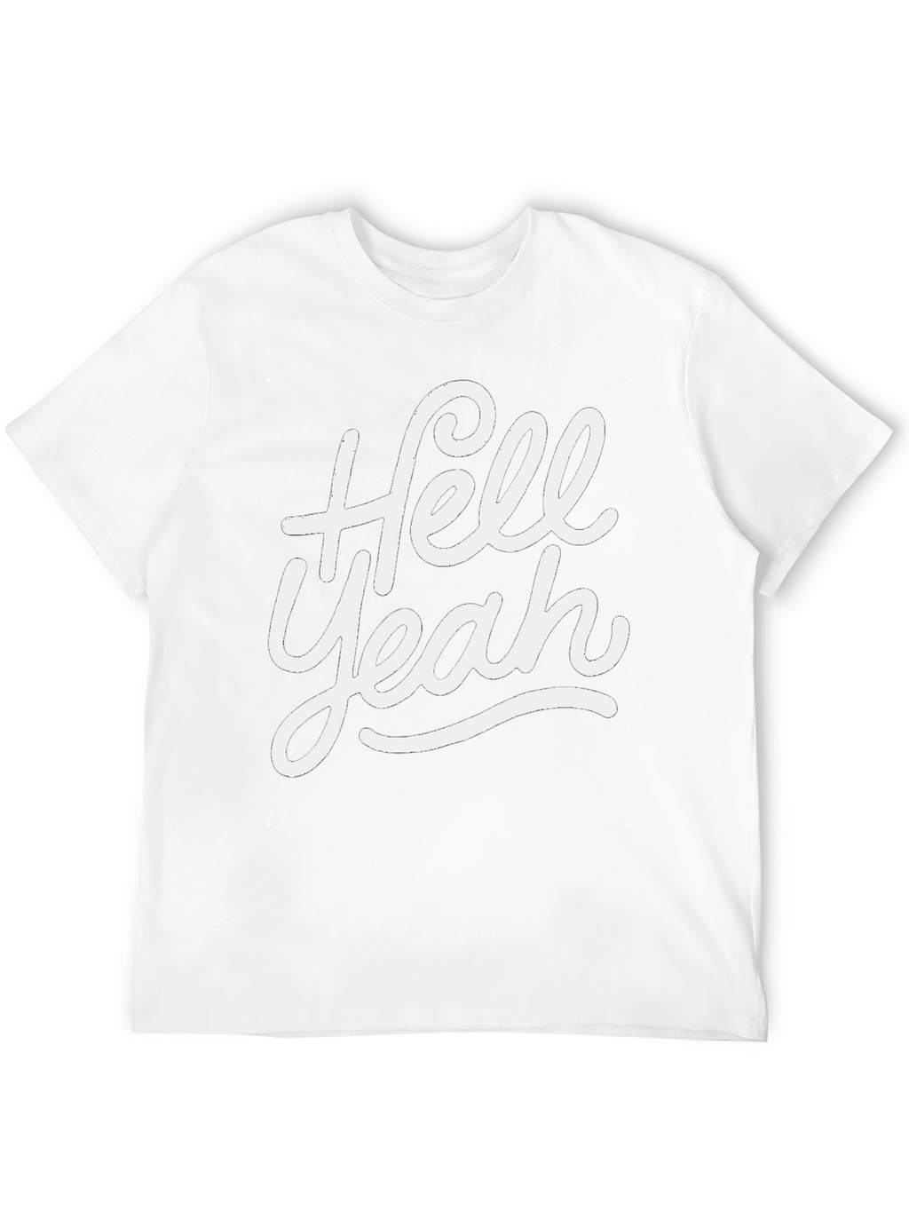 Hell Yeah Graphic Tee - Black Casual T-Shirt