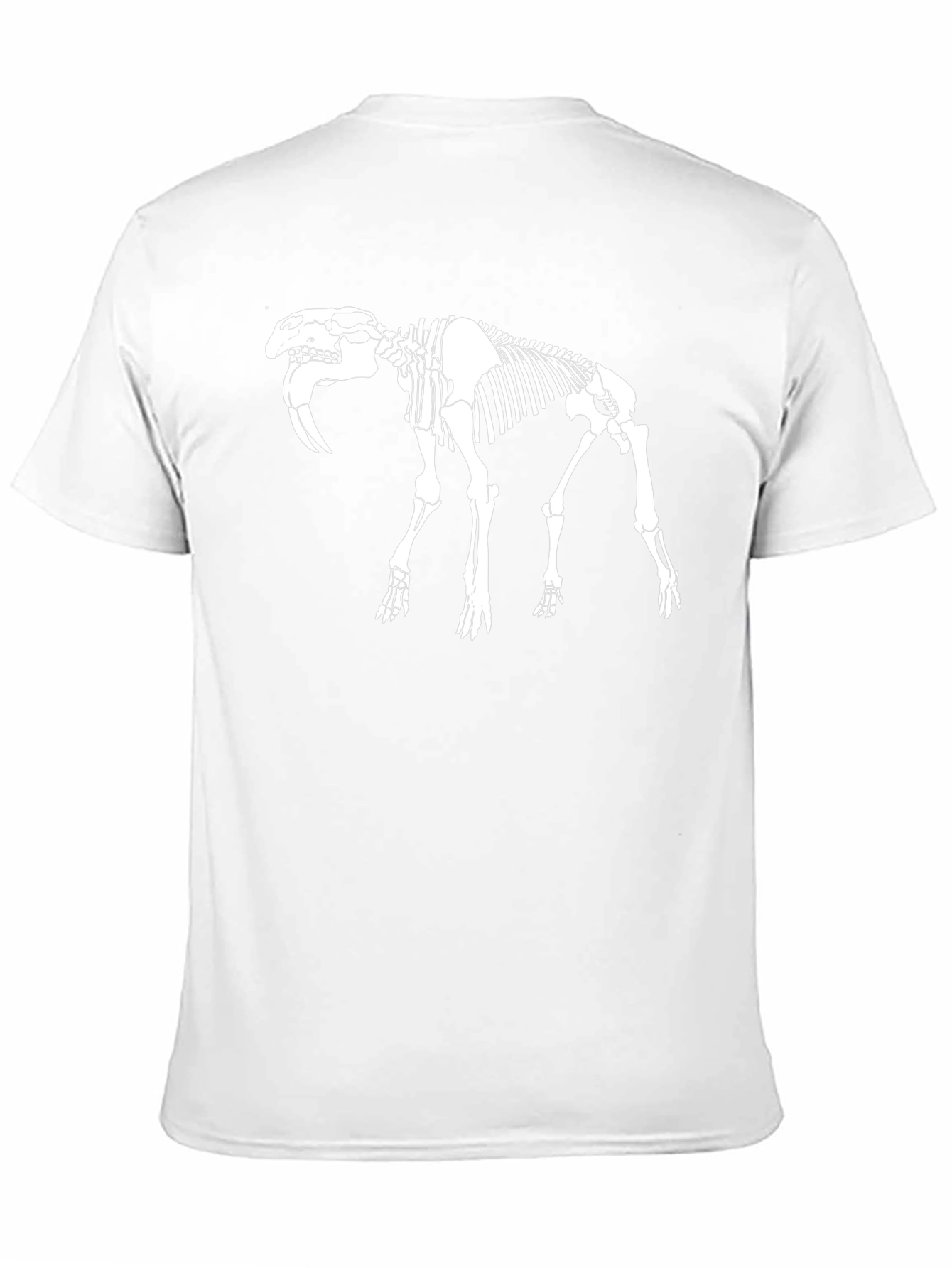 Skeleton Saber-Toothed Tiger Graphic Tee