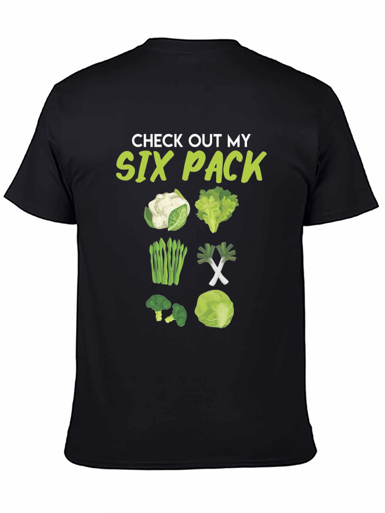 Check Out My Six Pack Veggie T-Shirt