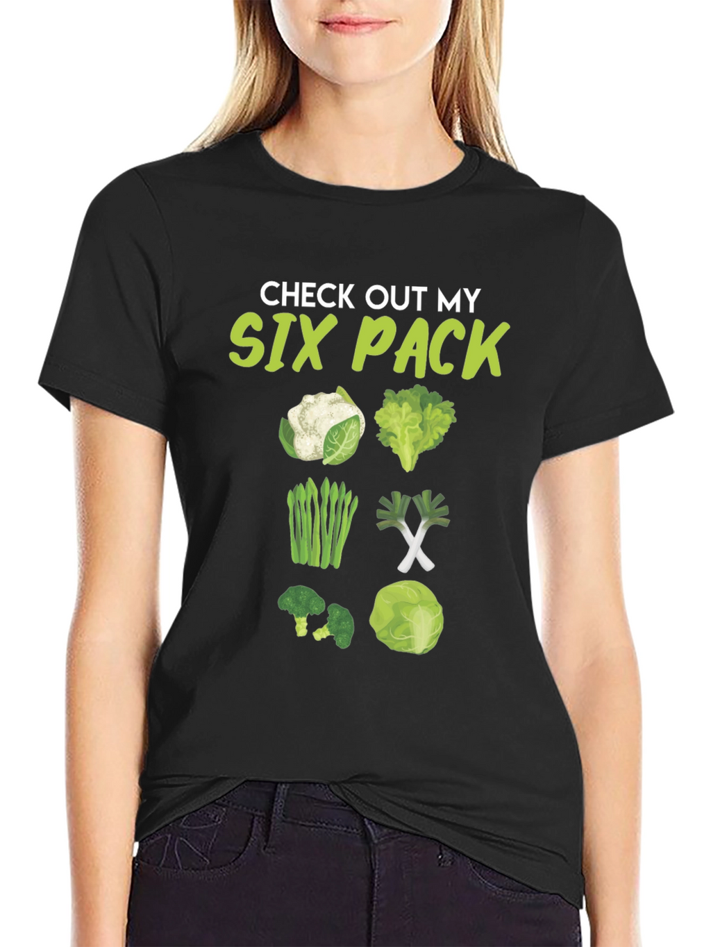 Check Out My Six Pack Veggie T-Shirt