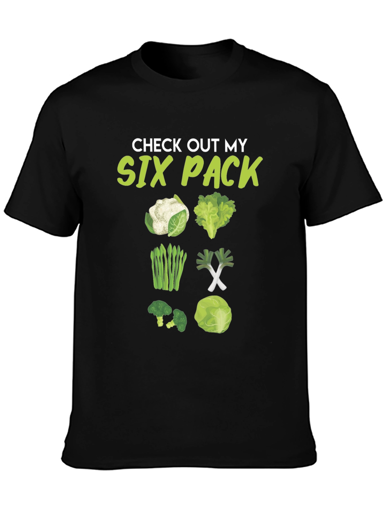 Check Out My Six Pack Veggie T-Shirt