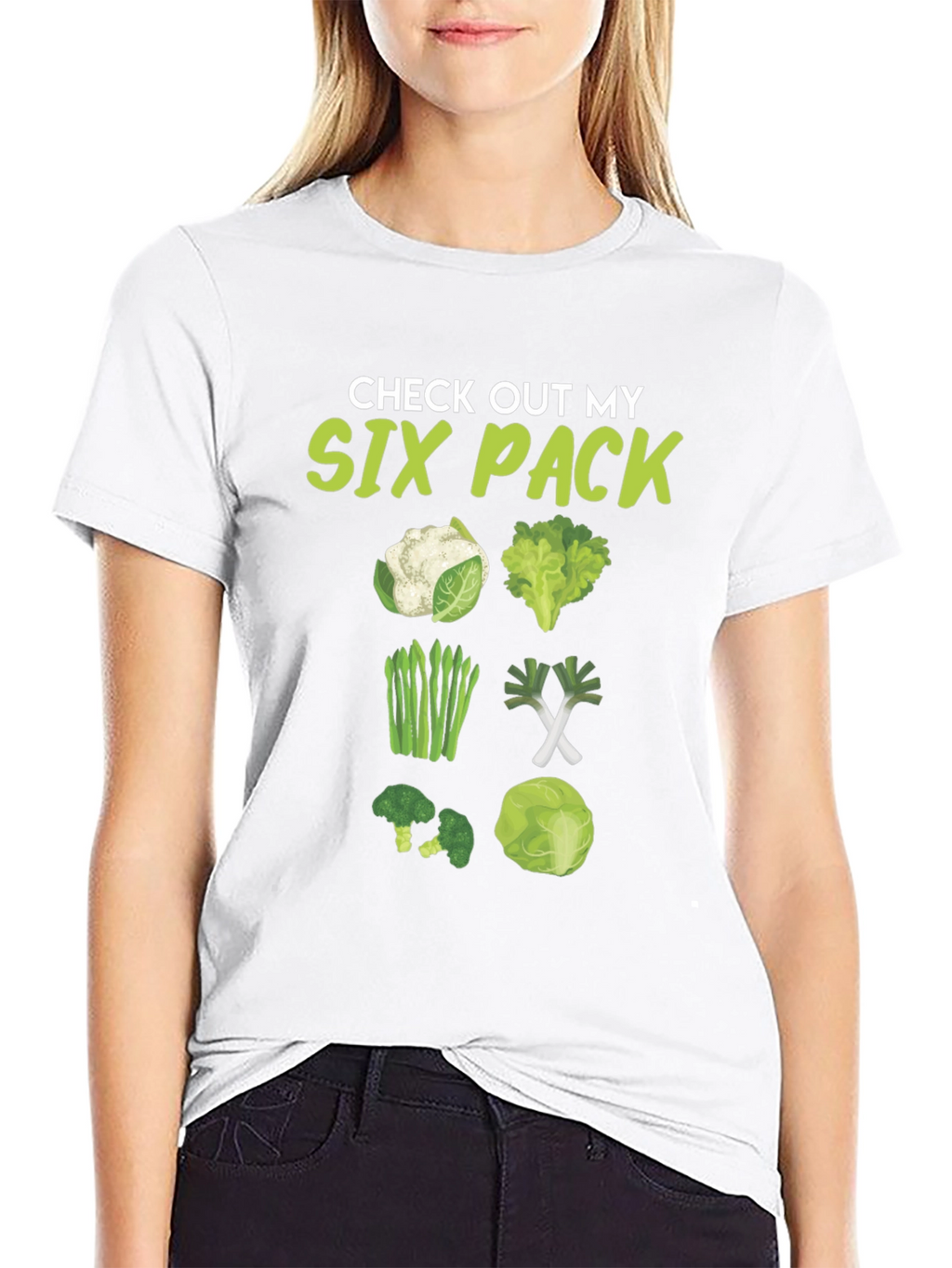 Check Out My Six Pack Veggie T-Shirt
