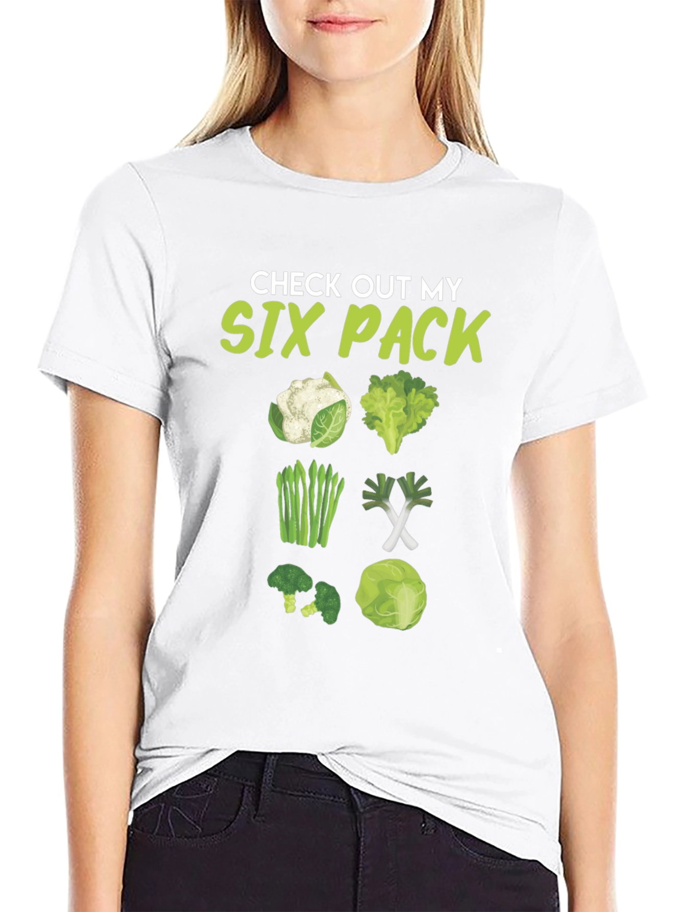 Check Out My Six Pack Veggie T-Shirt